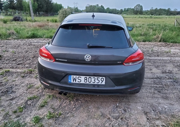 Volkswagen Scirocco cena 21900 przebieg: 223000, rok produkcji 2009 z Małomice małe 92